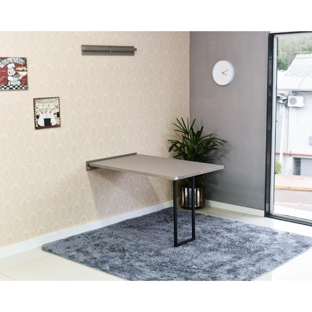 Mesa Dobrável Retrátil de Parede 120X75 Volpi - 4