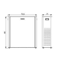 Lixeira Tramontina Sassari Plus Inox Scotch Brite 65 + 65 L Tramontina - 3