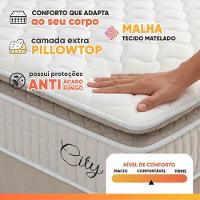 Cama Bibox Baú Com Colchão City Solteiro E Cama Auxiliar Conjugada 88x188x69cm Bela Bege / Branco - 7