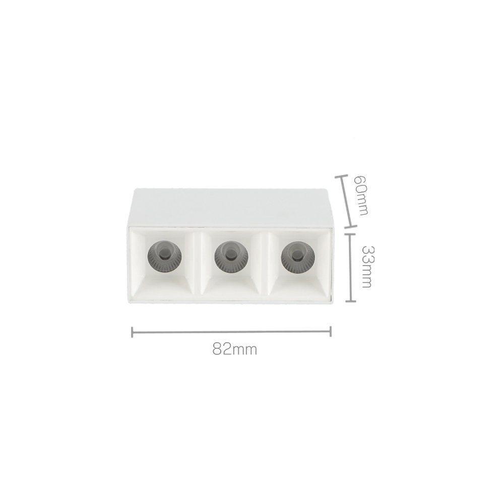 Spot De Sobrepor Astraled Downlight Evon Led 6w Bivolt Branco - 4000k - Luz Neutra - 2