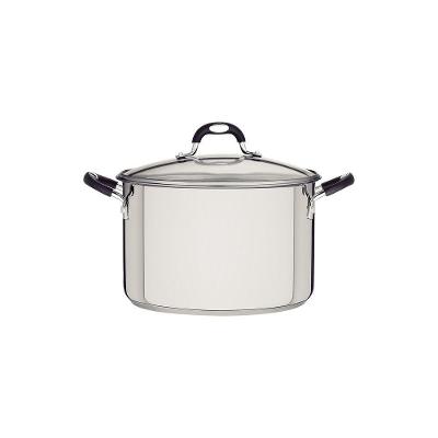 Caçarola Tramontina Astro Silicone Funda Aço Inox Fundo Triplo Tampa De Vidro 20 Cm 3,6 L Tramontina