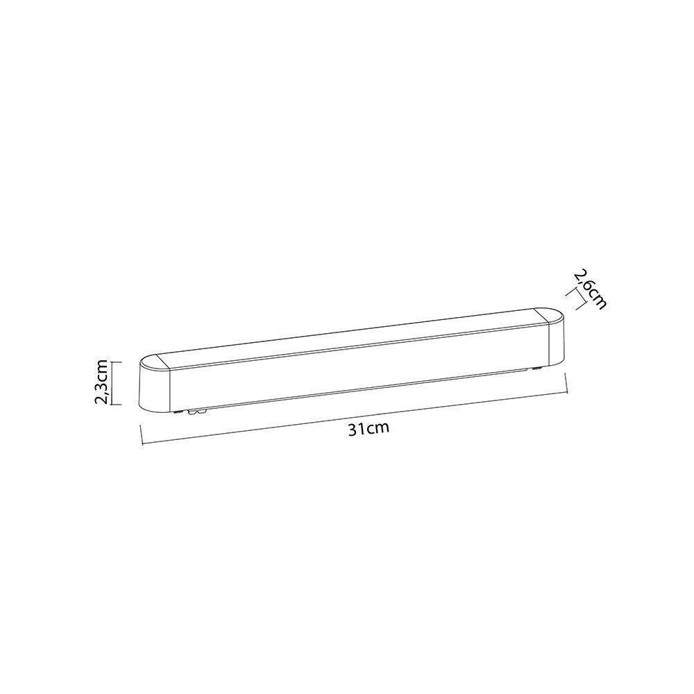 Fonte Para Trilho Magnético Norcedor Magnetic Track Kay 6573 2,1a / 100w 48v Bivolt Preto - 2