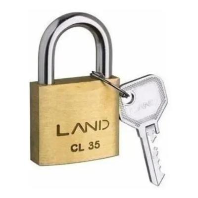 Cadeado Land Cl 35 Latão Segurança Superior E Durabilidade