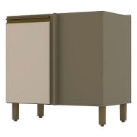 Balcão Canto Reto évelin Duna Cristal - Henn - 1