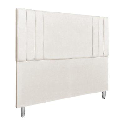 Cabeceira Solteiro 0,90m Viena Suede Cor: Bege