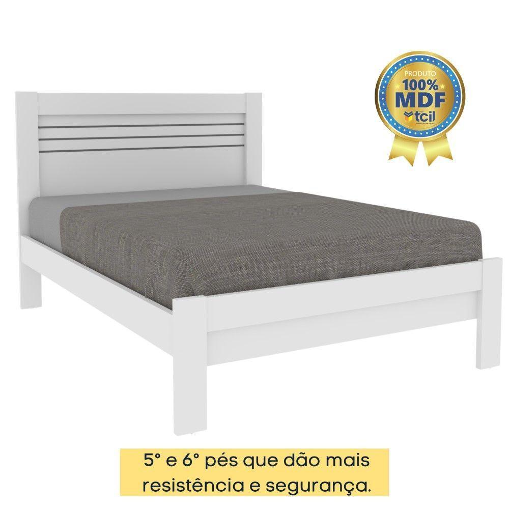 Cama Casal Safira Tcil Neve - 6