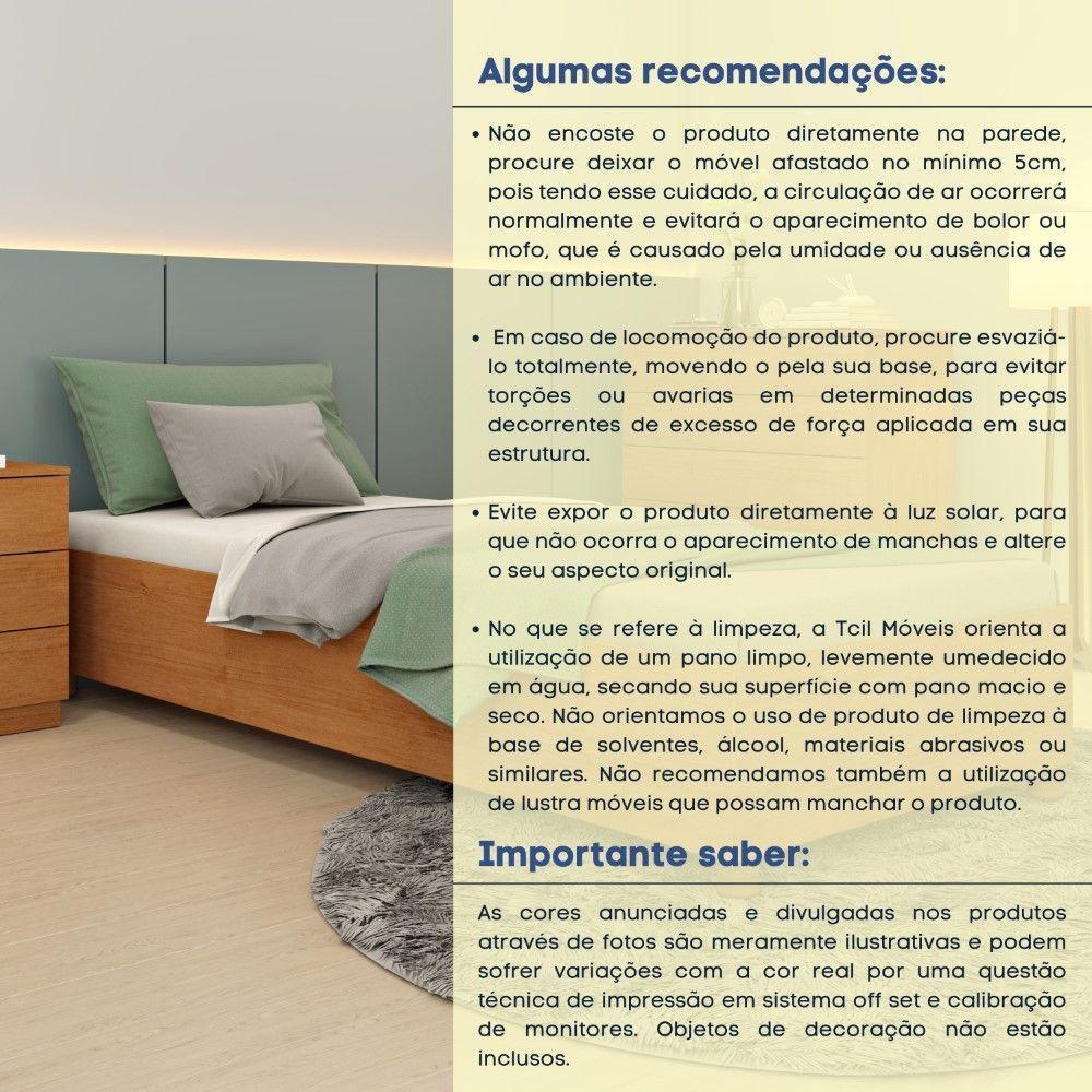 Cama Box Solteiro Mônaco Tcil Cinamomo - 6