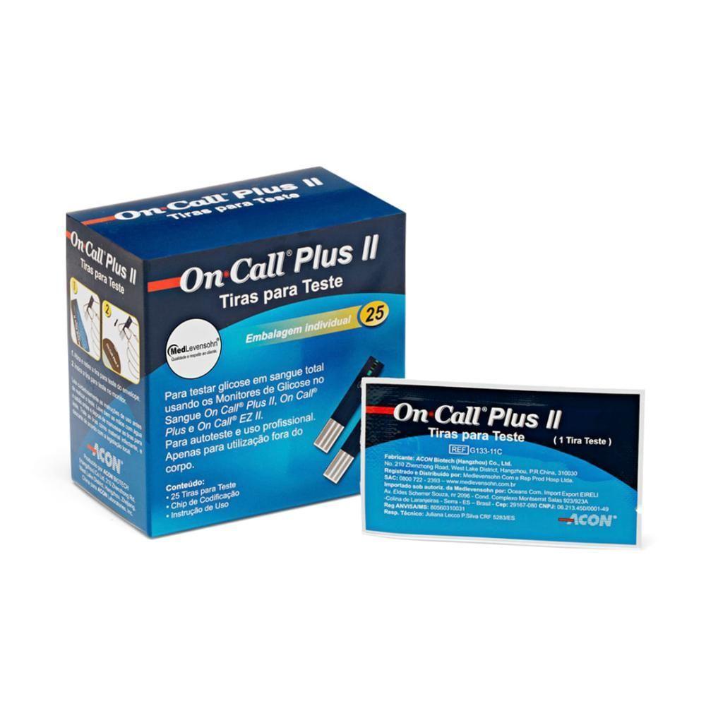 200 Tiras De Glicose Individuais On Call Plus Ii - 2