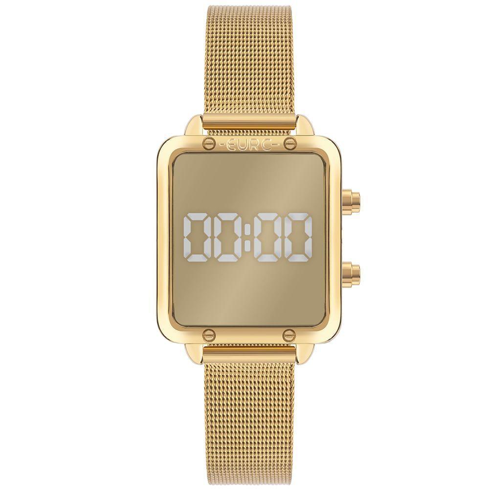 Relógio Euro Feminino Fashion Fit Reflexos Dourado - Eumd27aab-4d Relógio Euro Feminino Ff Reflexos Dourado - Eumd27aab-4d - 1