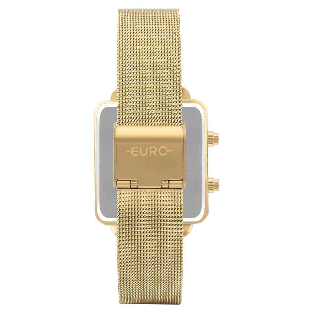 Relógio Euro Feminino Fashion Fit Reflexos Dourado - Eumd27aab-4d Relógio Euro Feminino Ff Reflexos Dourado - Eumd27aab-4d - 3