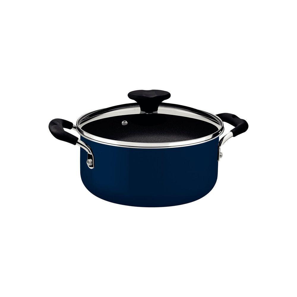 Caçarola Tramontina Tunis Alumínio Cerâmico E Externo Siliconado Azul Mediterrâneo 20 Cm 2,9 L Tramontina - 1