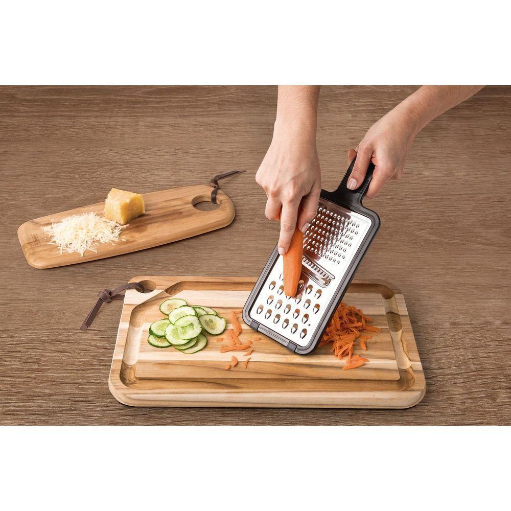 Jogo Utensílios Tramontina Utilità Lâminas Aço Inox Cabos Polipropileno Preto 10 Peças Tramontina - 5