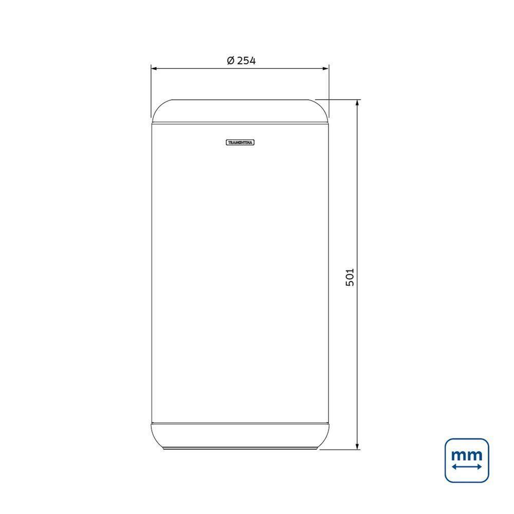 Lixeira Inox Tramontina Portofino Lyf Acabamento Acetinado Aro Polipropileno Sem Tampa 23 L Tramontina - 4