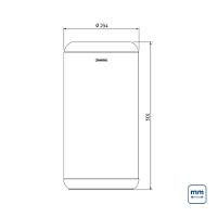 Lixeira Inox Tramontina Portofino Lyf Acabamento Acetinado Aro Polipropileno Sem Tampa 23 L Tramontina