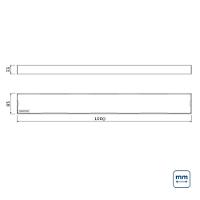 Ralo New Slim Tramontina Em Aço Inox 100 X 7 Cm Tramontina - 3