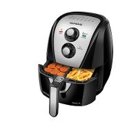 Fritadeira Sem Óleo com Divisória Air Fryer Mondial Family 4L Preto/Inox AFD-40-BI 220V - 1