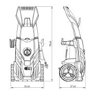 Lavadora De Alta Pressão 1800w Master Uso Moderado Alta Pressão 1900psi 127v - Tramontina 42552012 127v - 6