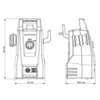 Lavadora De Alta Pressão 1200W Master Uso Doméstico Alta Pressão 1500PSI Tramontina 42545022 220V - 3