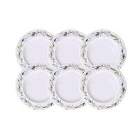 Kit Prato Fundo Tramontina Lilla Em Porcelana Decorada 23 Cm 6 Peças Tramontina - 2