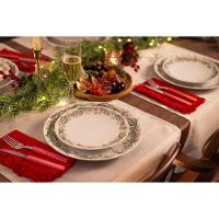 Kit Prato Raso Tramontina Casa Natal Noite Feliz Porcelana Decorada 28 Cm 6 Peças Tramontina - 2