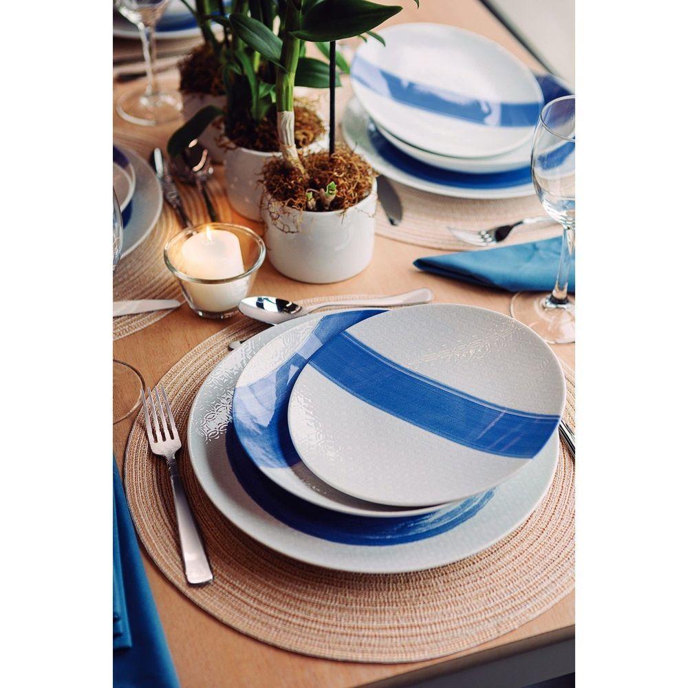 Jogo De Pratos Tramontina Soho Em Porcelana Decorada 12 Peças Tramontina - 2