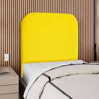 Cabeceira Solteiro 90 Cm Com Frame Alana Suede Artte Amarelo - 6