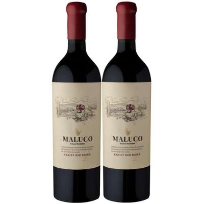 Kit 2 Garrafas Vinho Tinto Cinco Sentidos Maluco Red Blend 750ml