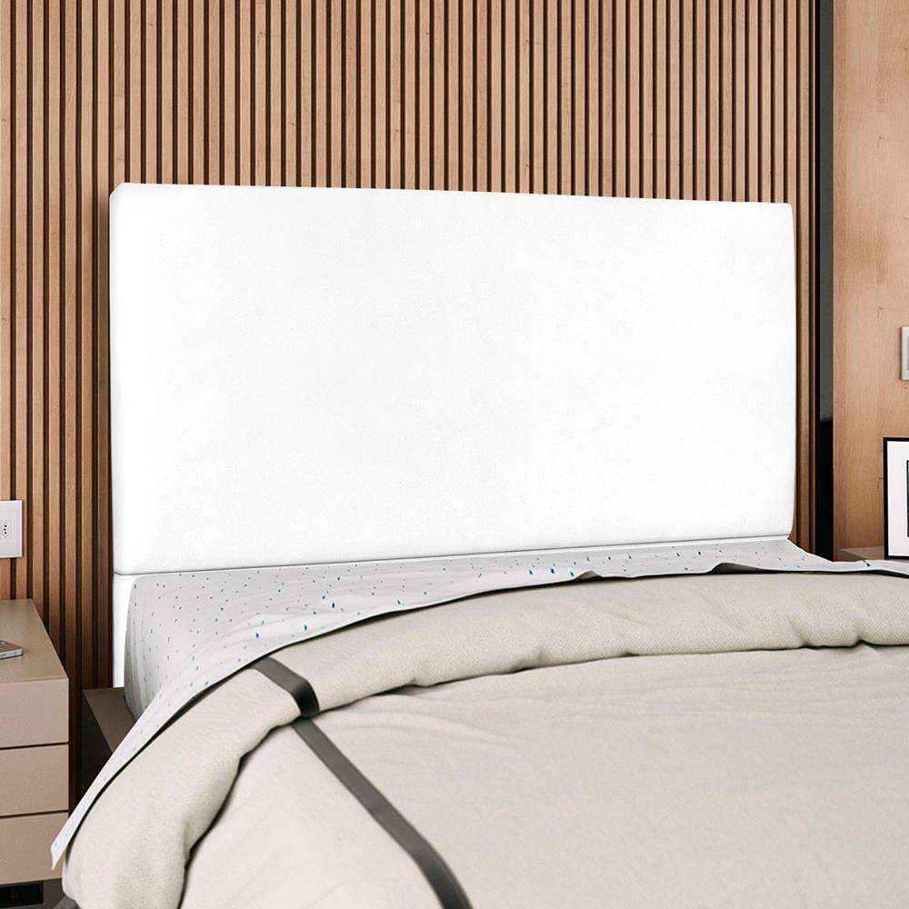 Cabeceira Queen 160 Cm Com Frame Luna Corino Artte Branco - 2
