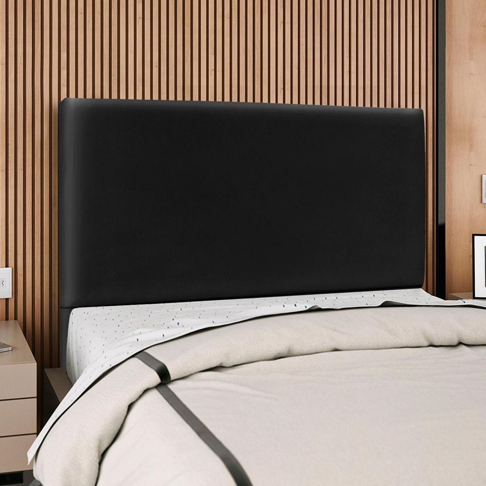 Cabeceira Queen 160 Cm Com Frame Luna Corino Artte Preto - 2