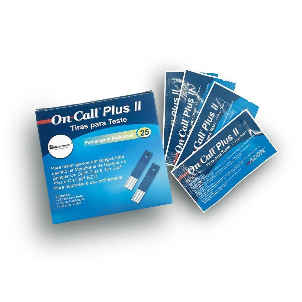 150 Tiras De Glicose Individuais On Call Plus Ii - 3
