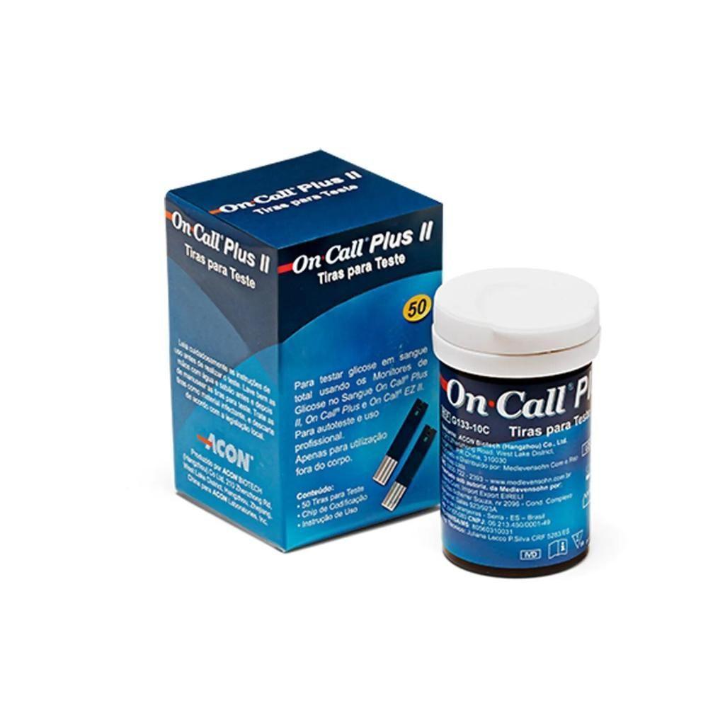 100 Tiras De Glicose On Call Plus Ii - 4