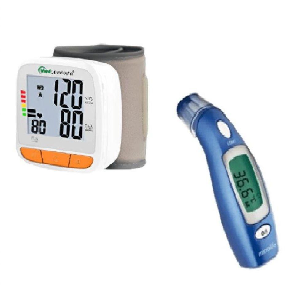 Termômetro De Testa Dual - Microlife + 1 Monitor De Pressão - 1