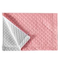 Porta Travesseiro Rosê branco Avulso Dupla Face com Zíper - 4