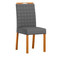 Conjunto Sala De Jantar Mesa Anitta 1,60m Com 6 Cadeiras Mariah Ypê/off White/ja02 - New Ceval 