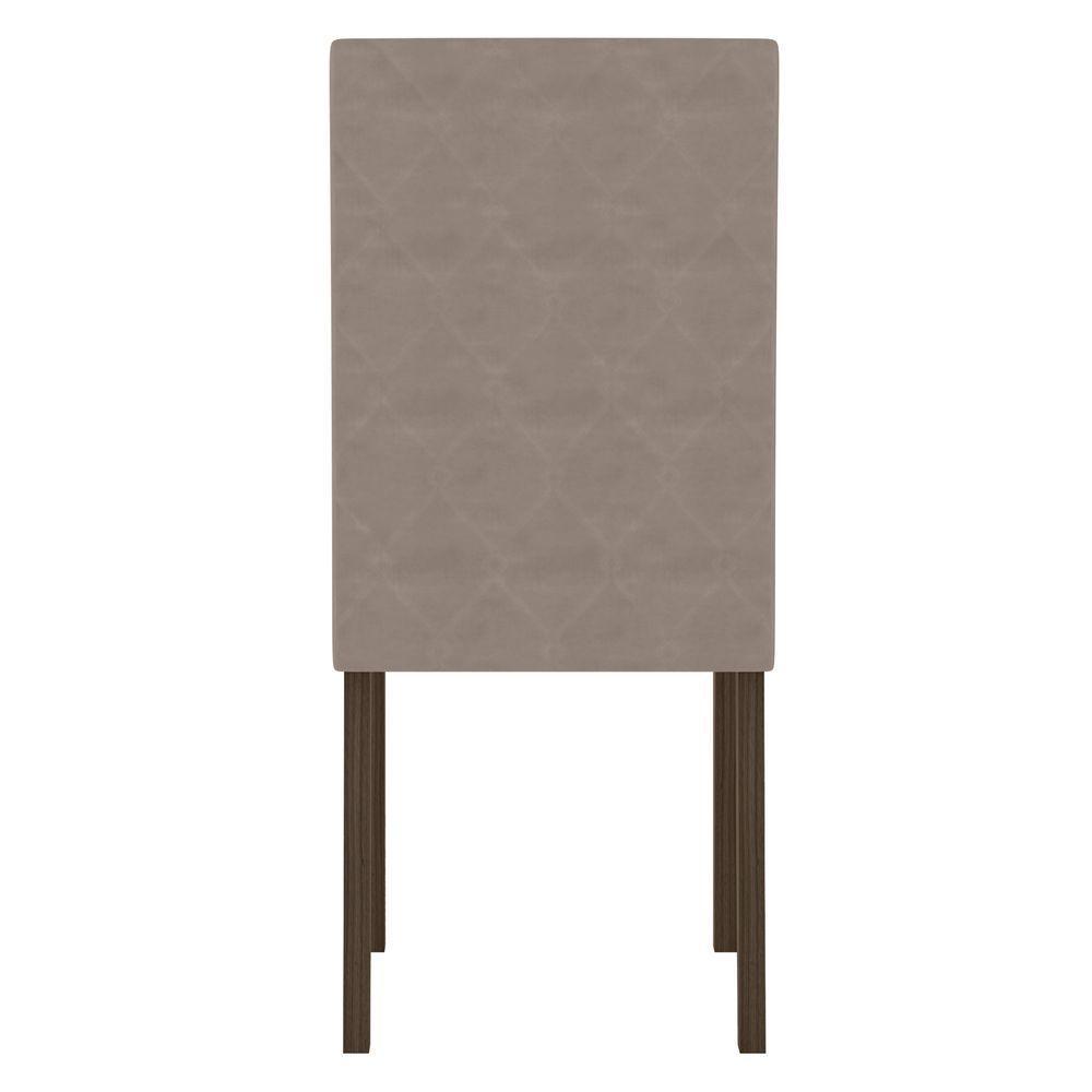 Conjunto Sala De Jantar Mesa Retangular Kate Com Vidro 120cm E 4 Cadeiras Jade Amêndoa/off White - Poliman - 7