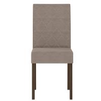 Conjunto Sala De Jantar Mesa Retangular Kate Com Vidro 120cm E 4 Cadeiras Jade Amêndoa/off White - Poliman - 6