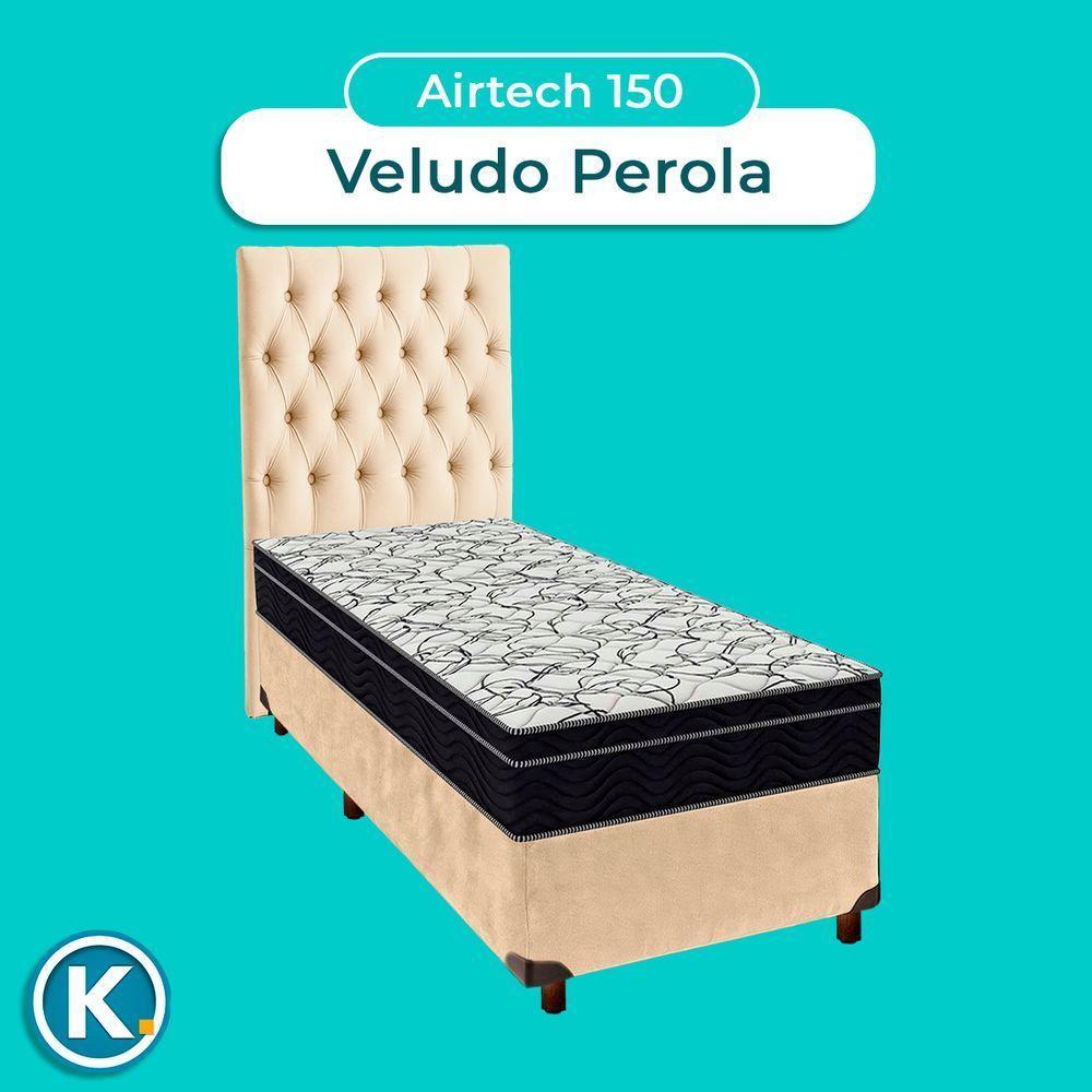 Cama Box Bau Begetiza + Colchão Casal High Foam Ortobom - 4