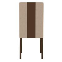 Conjunto Sala De Jantar Mesa Retangular Kate Com Vidro 120cm E 4 Cadeiras Linea Amêndoa/off White - Poliman - 7