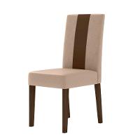 Conjunto Sala De Jantar Mesa Retangular Kate Com Vidro 120cm E 4 Cadeiras Linea Amêndoa/off White - Poliman - 8