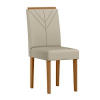 Conjunto Sala De Jantar Mesa Veneza 120cm Com 4 Cadeiras Amanda Ypê/off White/ja01 - New Ceval - 3