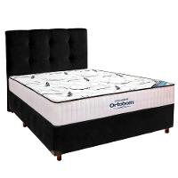 Box Bau Blindado Begetiza + Colchão Queen High Foam Ortobom - 1