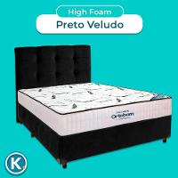 Box Bau Blindado Begetiza + Colchão Queen High Foam Ortobom - 2