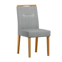 Conjunto Sala De Jantar Mesa 1,20 Veneza Com 4 Cadeiras Lectus Ypê/off White/ln02 - New Ceval - 2