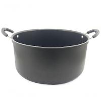 Panela Caçarola Grande Família Aderente com Tampa de Vidro - 13