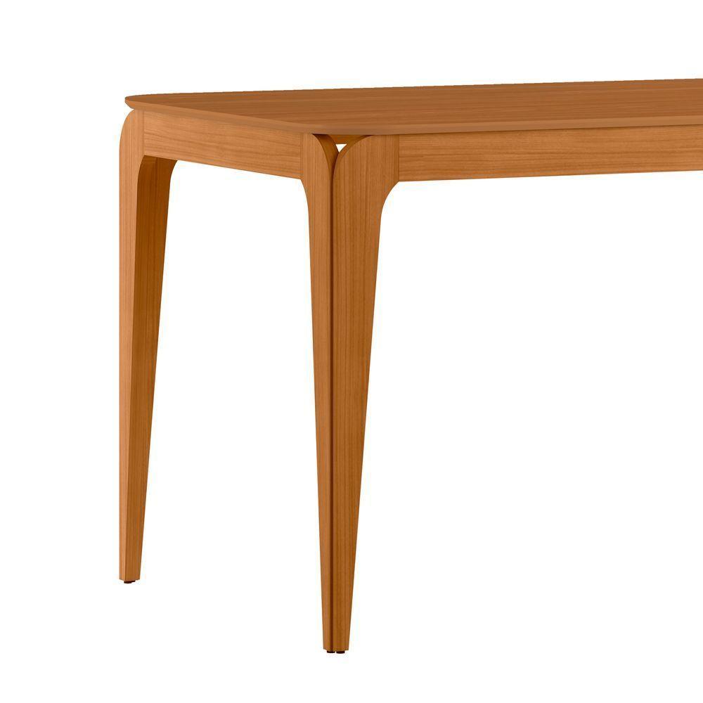 Mesa De Jantar Para 4 Lugares 1,20m Tampo Mdf Aurea Ypê - New Ceval - 2