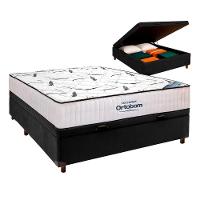 Cama Box Begetiza + Colchão Casal High Foam Ortobom - 1