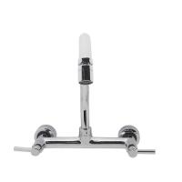 Torneira Pia Misturador Cozinha Parede Bica Móvel Cromado