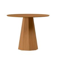 Conjunto Sala De Jantar Mesa Isis 1,00m Tampo Em Mdf Com 4 Cadeiras Carol Ypê/ja01 - New Ceval  - 3