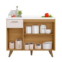 Balcão De Cozinha 3 Portas 1 Gaveta ,05cm Sem Tampo Freijó Uv/off Acetinado Olinda - Poliman - 3