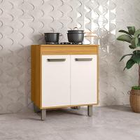 Balcão 2 Portas 70cm Com Tampo Malta Freijó/off Acetinado - Poliman - 2